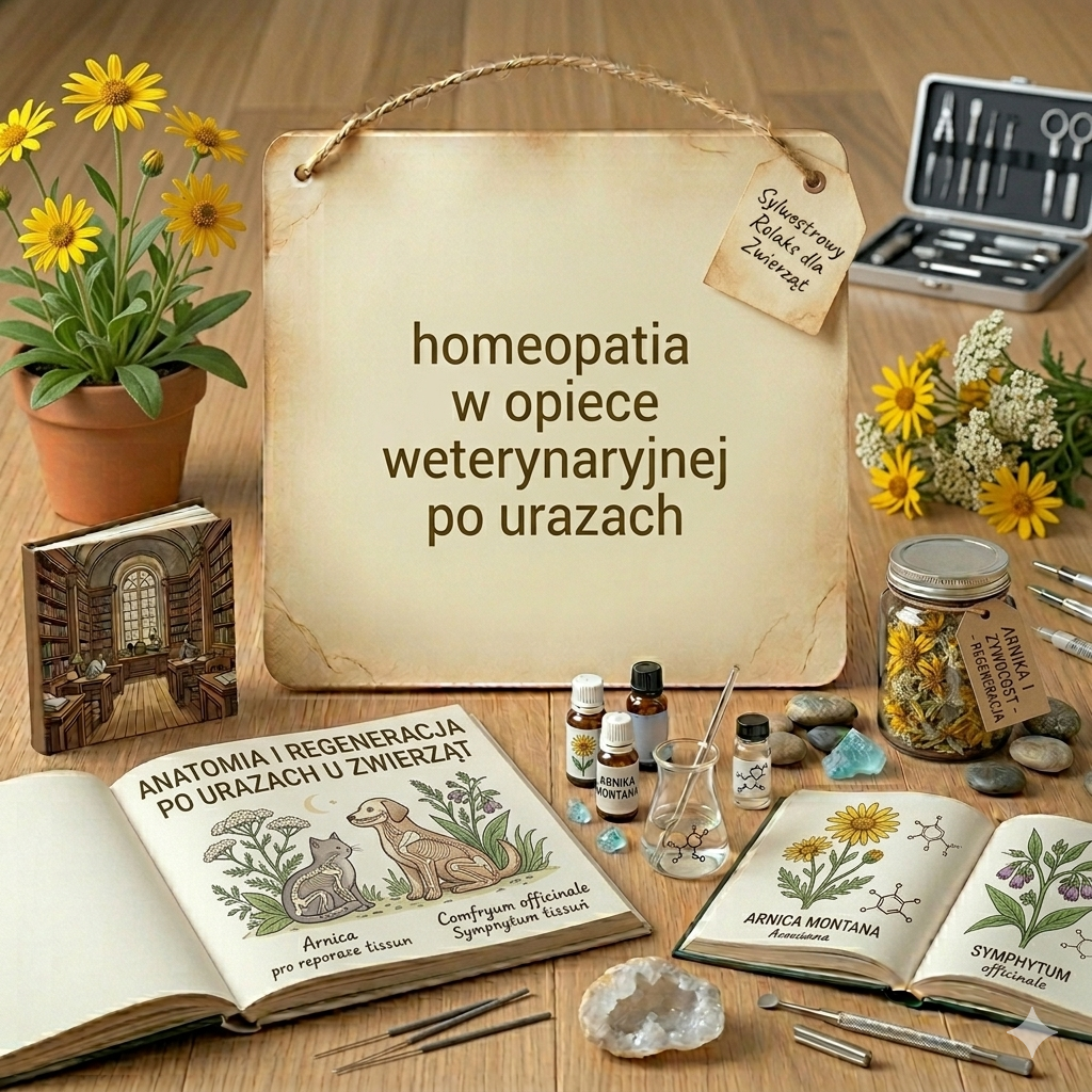 Arnica montana w weterynaryjnej opiece pooperacyjnej i po urazach